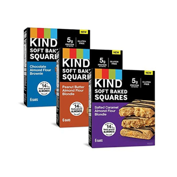 18 Count KIND Soft Baked Squares Variety Pack (OU-D)