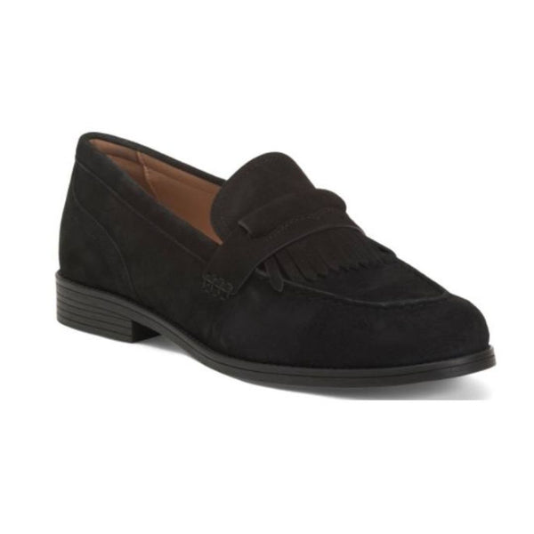 Cole Haan Suede Stassi Kiltie Comfort Loafers
