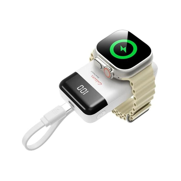 3000mAh Magnetic Portable Charger for Apple Watch and iPhone