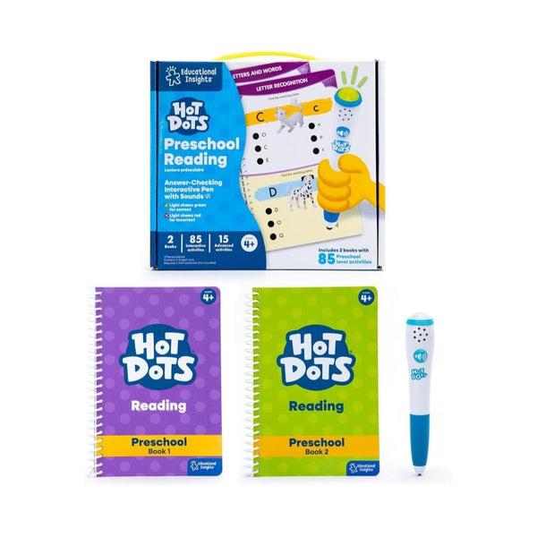 Educational Insights Hot Dots Preschool Reading Set