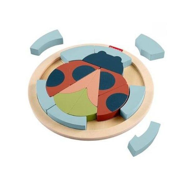 Fisher-Price Tiny Garden Lady Bug 18-Piece Wood Preschool Puzzle