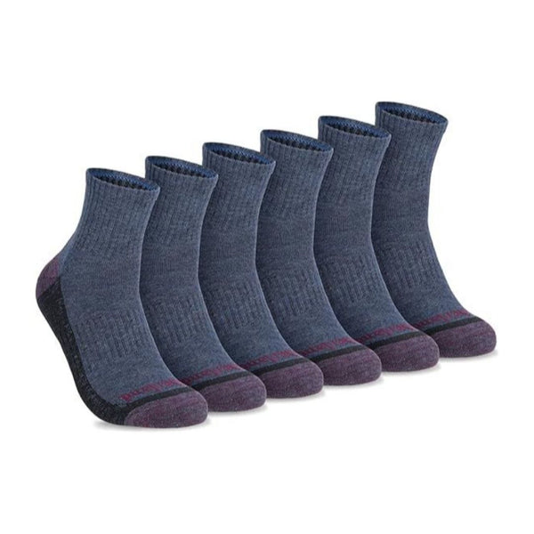 6 Timberland Mens Comfort Quarter Socks