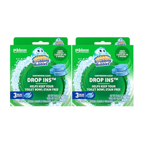 6 Pack Scrubbing Bubbles Continuous Clean Toilet Tablets