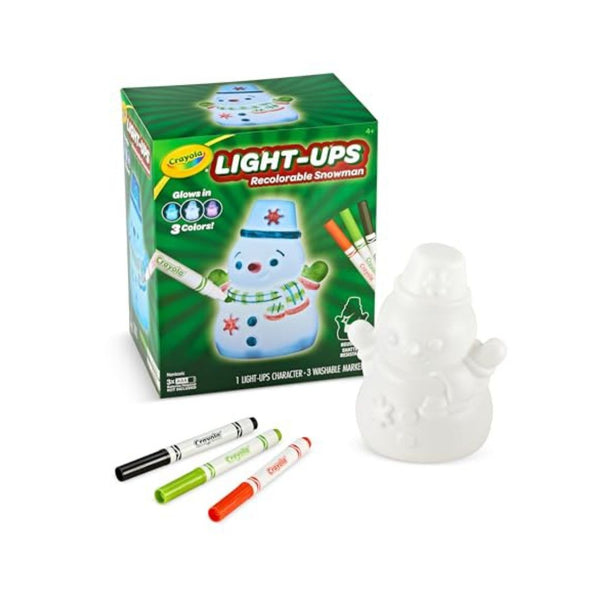 Crayola Light-Ups Snowman Coloring Craft Toy