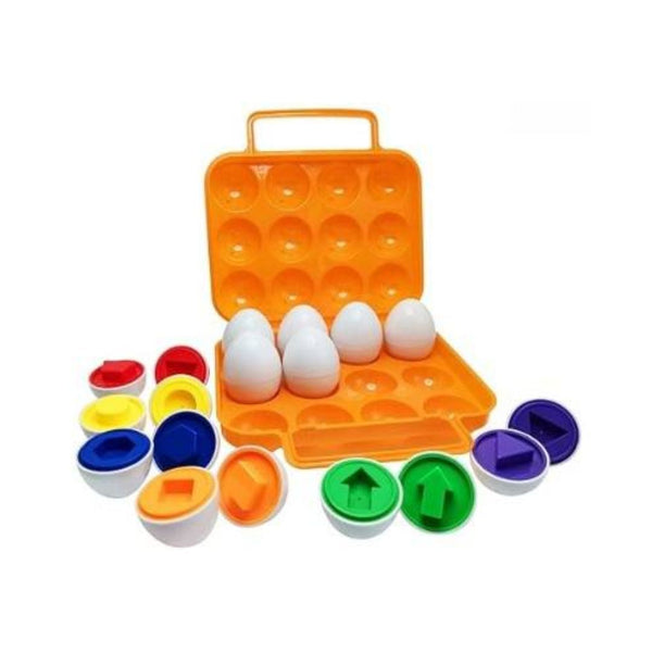 Color and Shape Montessori Matching Egg Set