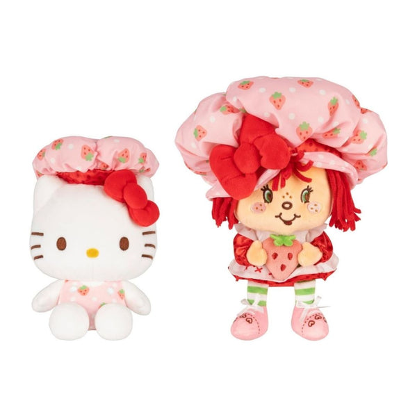 2-Pack 8-Inch Strawberry Shortcake x Hello Kitty Plush