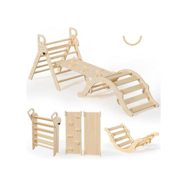 7-in-1 Wooden Montessori Climbing Set