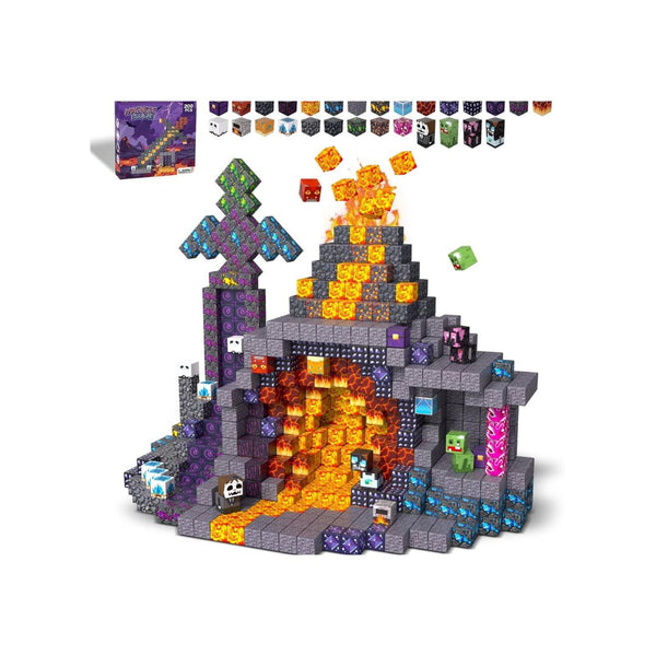 200 Pcs Magnetic Building Cubes