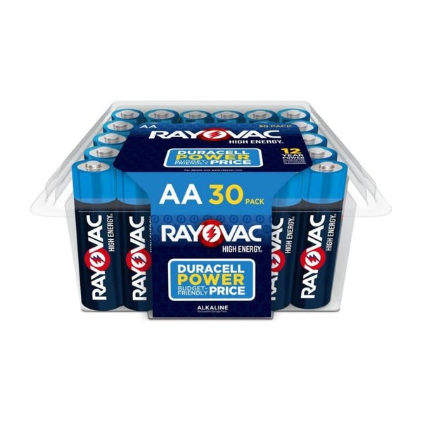 30 Rayovac High Energy AA Batteries