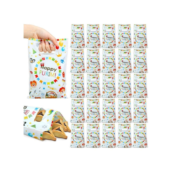 100 Pcs Happy Purim Bags