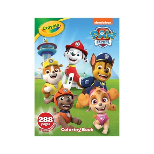Crayola Paw Patrol Coloring Book & Stickers