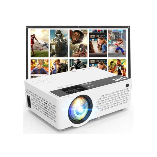 1080p Bluetooth Mini Movie Projector with Screen