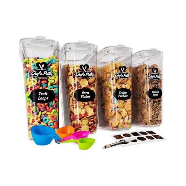 4 Pack Food Storage Container Sets