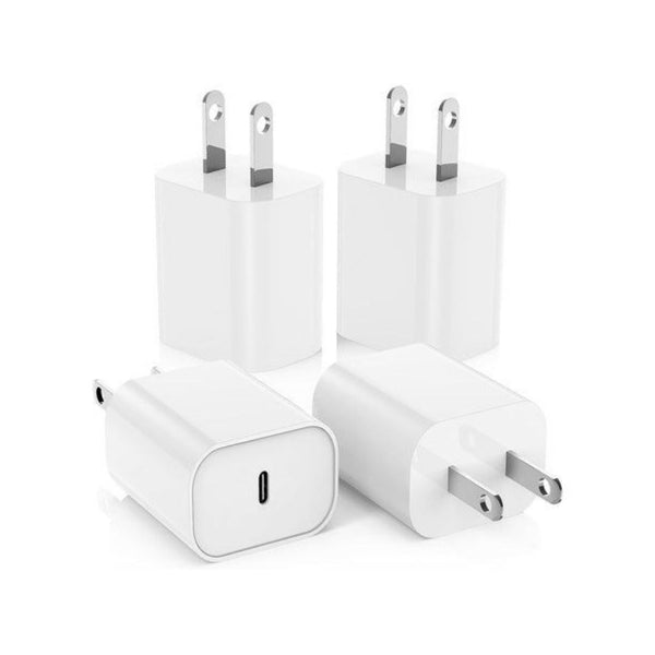 4 20W USB-C Fast Charging Wall Chargers