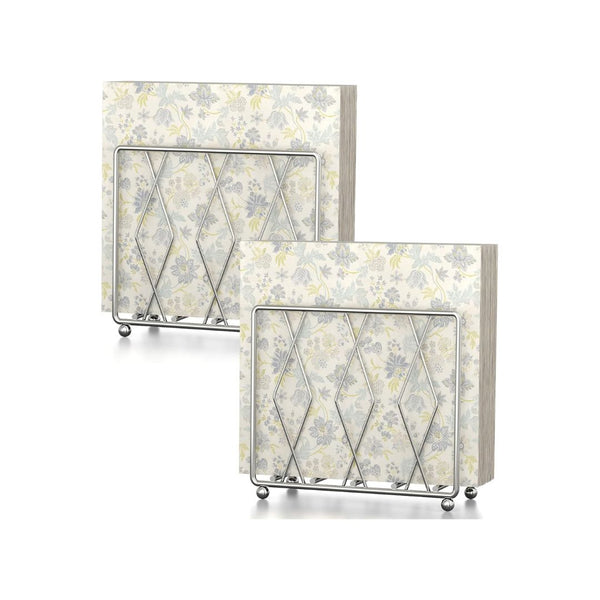 2 Pack of Modern Metal Napkin Holders