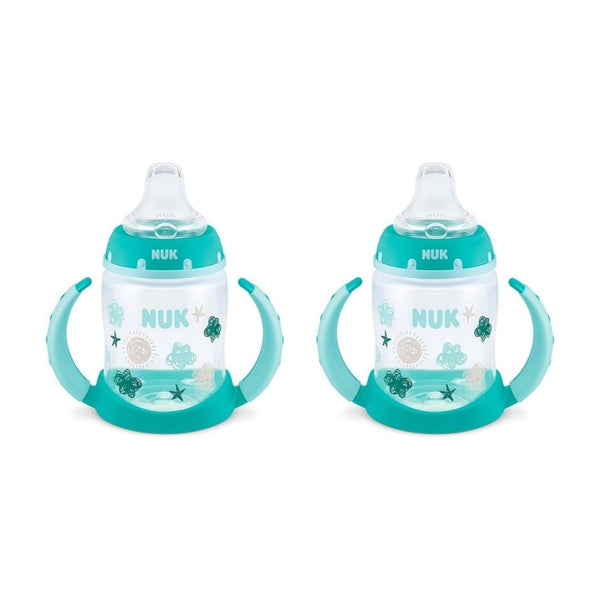 NUK Pack of 2 Spill Proof Sippy Cups