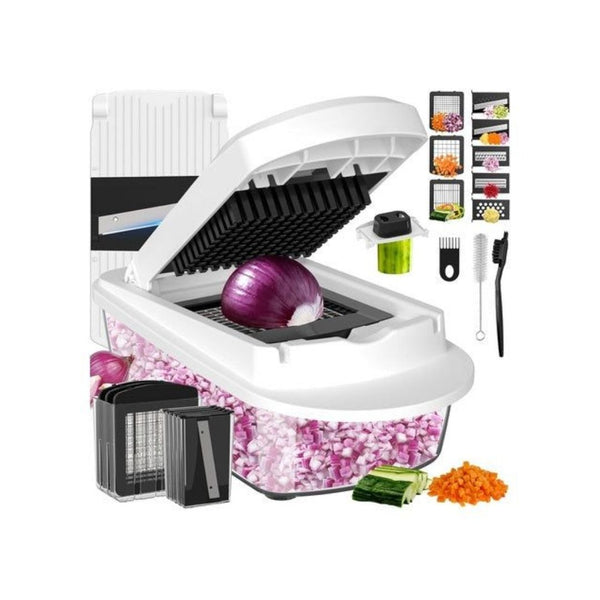 Mandoline Slicer & Vegetable Chopper with Container