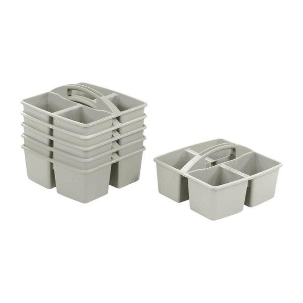 6-Pack ECR4Kids 4-Compartment Medium Caddy