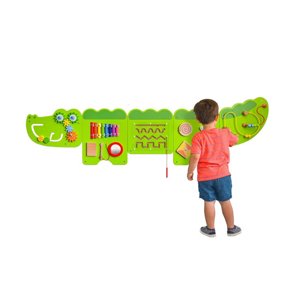 SPARK & WOW Crocodile Busy Board Activity Wall Panels