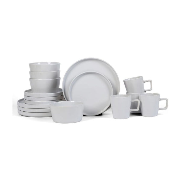 16-Piece Stone Lain Modern Stoneware Dinnerware Set