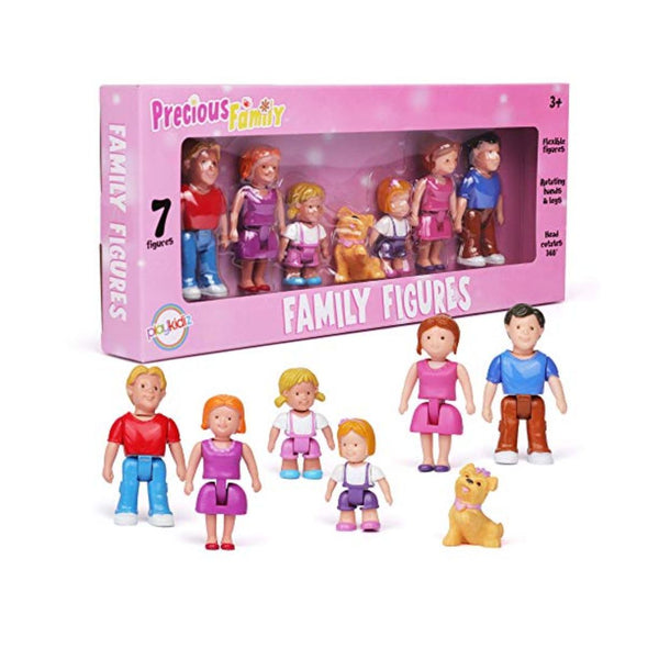 Playkidz Family Figures Dollhouse Set