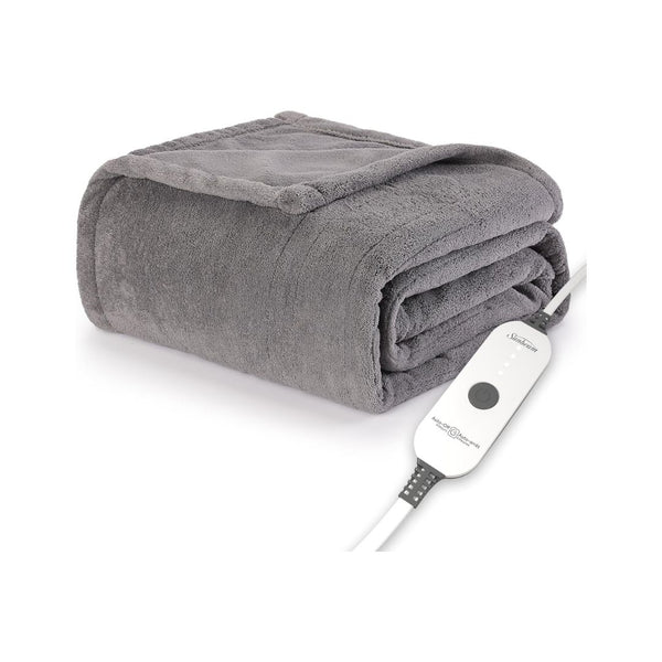 Sunbeam Electric Throw Royal Luxe Microplush Heated Blanket