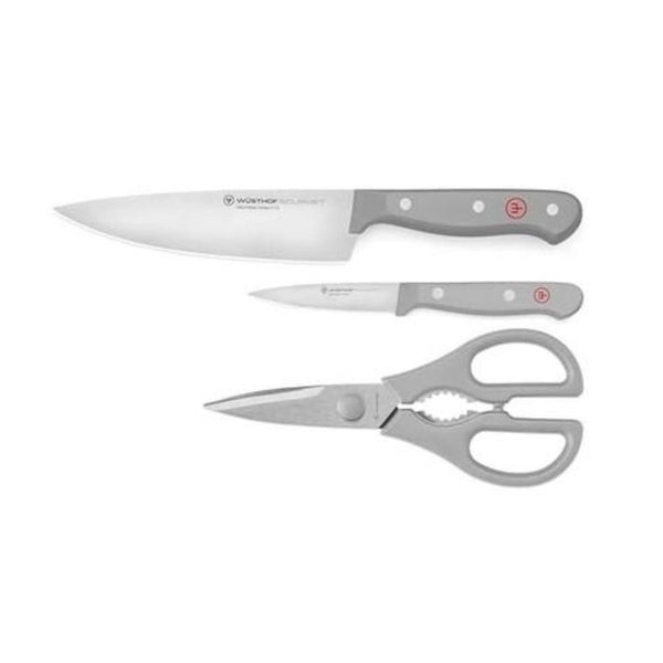 WUSTHOF Gourmet Grey 3-Pc Kitchen Essentials