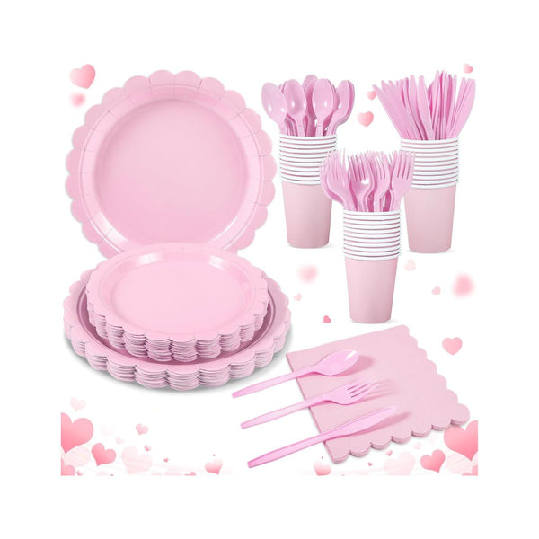 175 Pieces Disposable Dinnerware Set