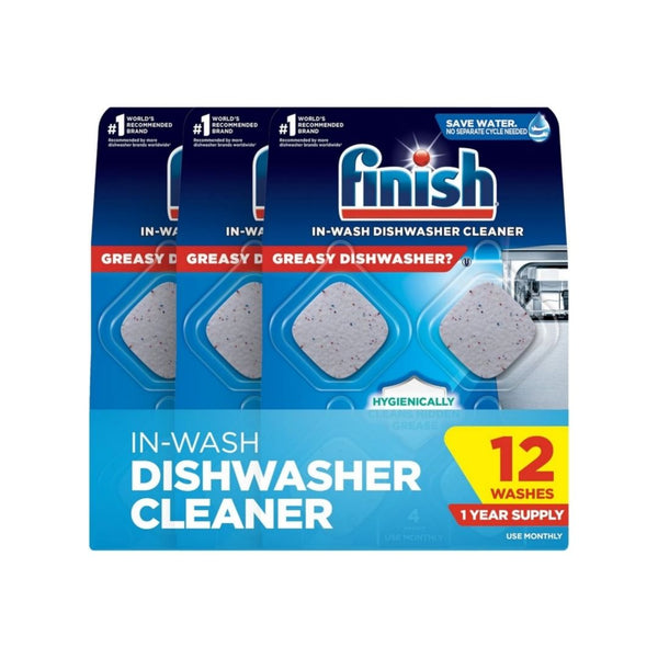12-Count Finish Dishwasher Cleaner Tablets