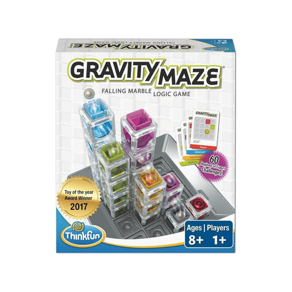 ThinkFun Gravity Maze – Falling Marble Logic Game