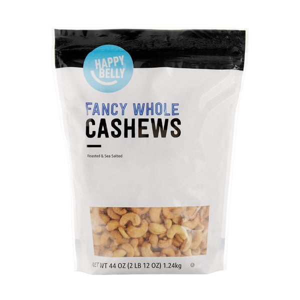 Happy Belly Fancy Roasted And Sea Salted Whole Cashews
