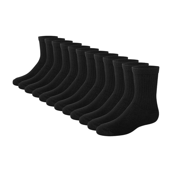 14 Pairs of Hanes Boys Stretch-Cotton Ankle Socks