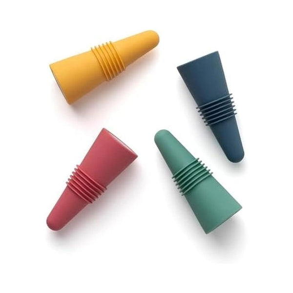 4-Pack Rabbit Wine and Beverage Bottle Stopper