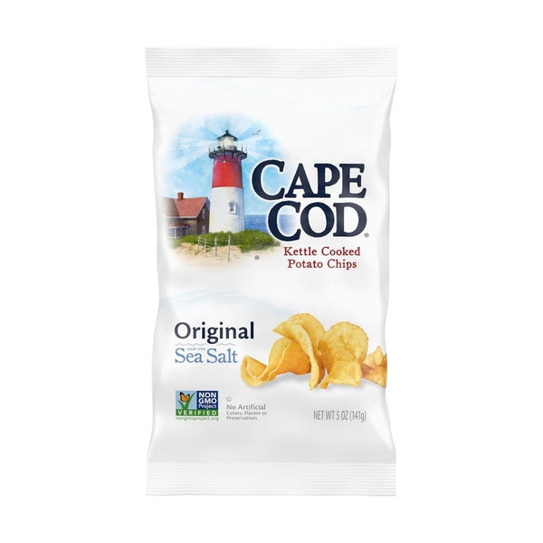 Cape Cod, Kettle Cooked Potato Chips Original Sea Salt, 5 Ounce