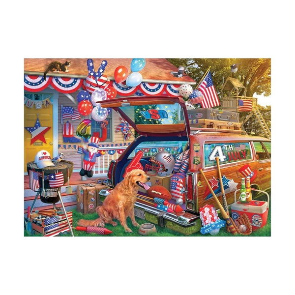 RoseArt 4th of July Yard – 1,000 Piece Jigsaw Puzzle