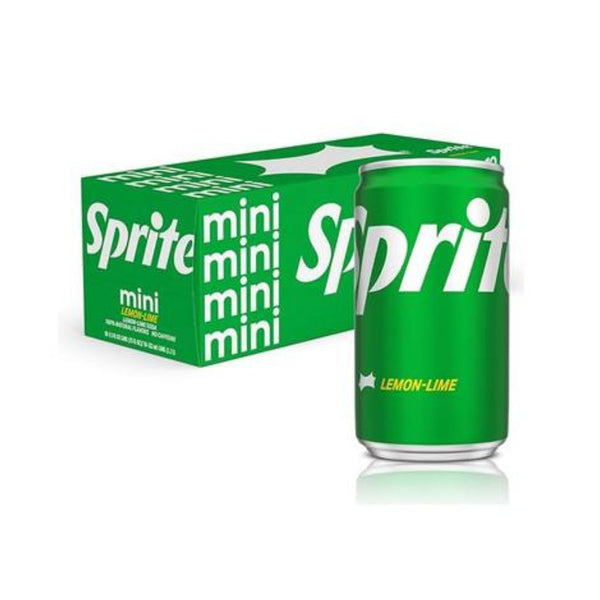 10 Mini-Cans of Sprite Lemon Lime Soda
