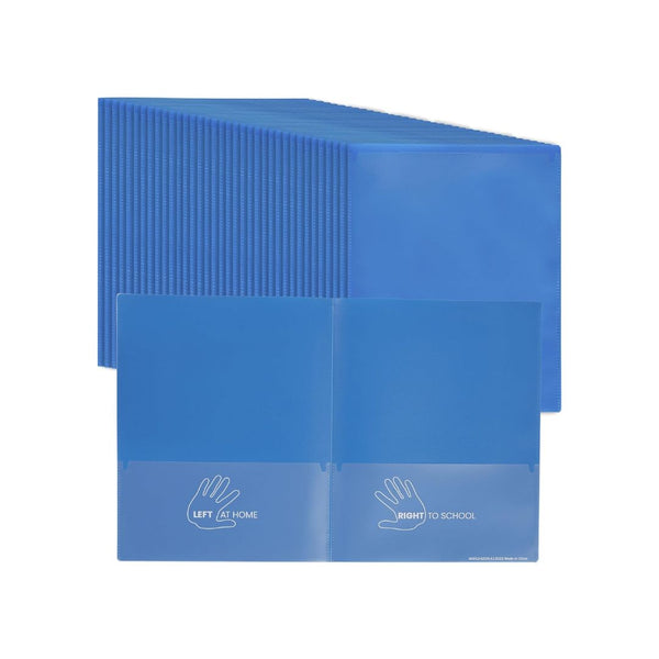 36-Pcs ECR4Kids 2-Pocket Parent-Teacher Classroom Communication Folders