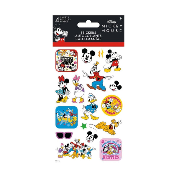 Mickey and Friends Standard 4 Sheet Stickers