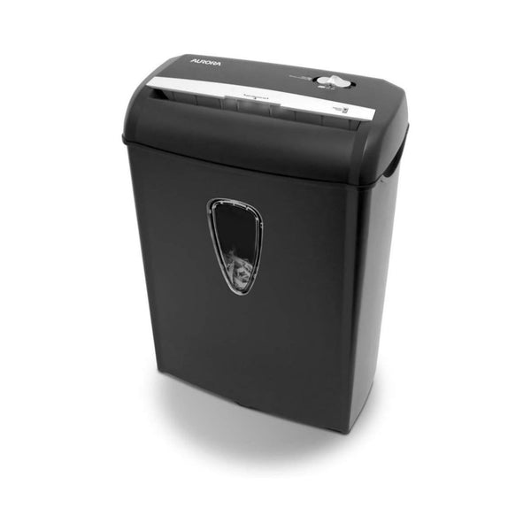 Aurora 8-Sheet Cross-Cut Paper/Credit Card Shredder with Basket