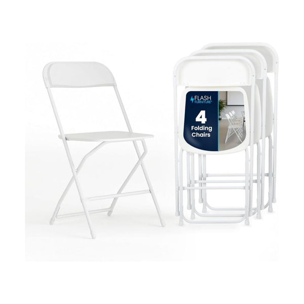 4-Pack Flash Furniture Hercules Series Plastic Folding Chairs