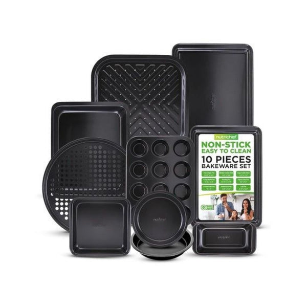 NutriChef 10-Piece Non-Stick Baking Set
