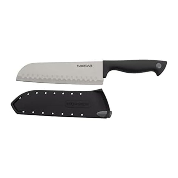 Farberware 7-Inch High Carbon-Stainless Steel Santoku Knife