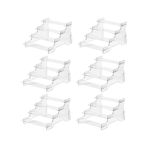 6-Pack 4-Tier Display Risers