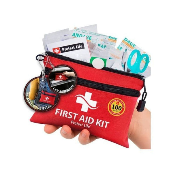 100 Piece Protect Life Survival First Aid Kit