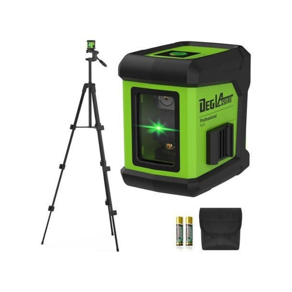 Self-Leveling Green Cross Line Laser Level with Tripod