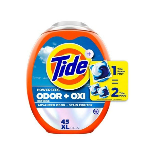 225 Tide Odor Defense + Oxi Laundry Detergent Pacs
