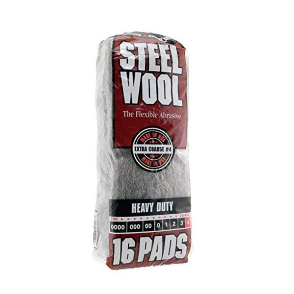 16 Pack Homax Steel Wool Pads