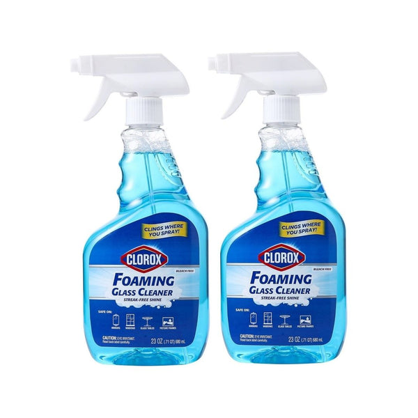 2-Pack Clorox Foaming Glass Cleaner Trigger Spray