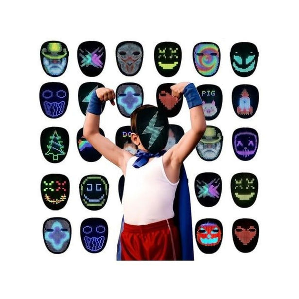 LED Light-Up Mask with Gesture Sensing