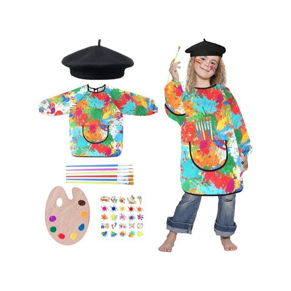 5 Pcs Kids Painter Costume